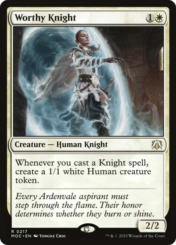 Worthy Knight · March of the Machine Commander