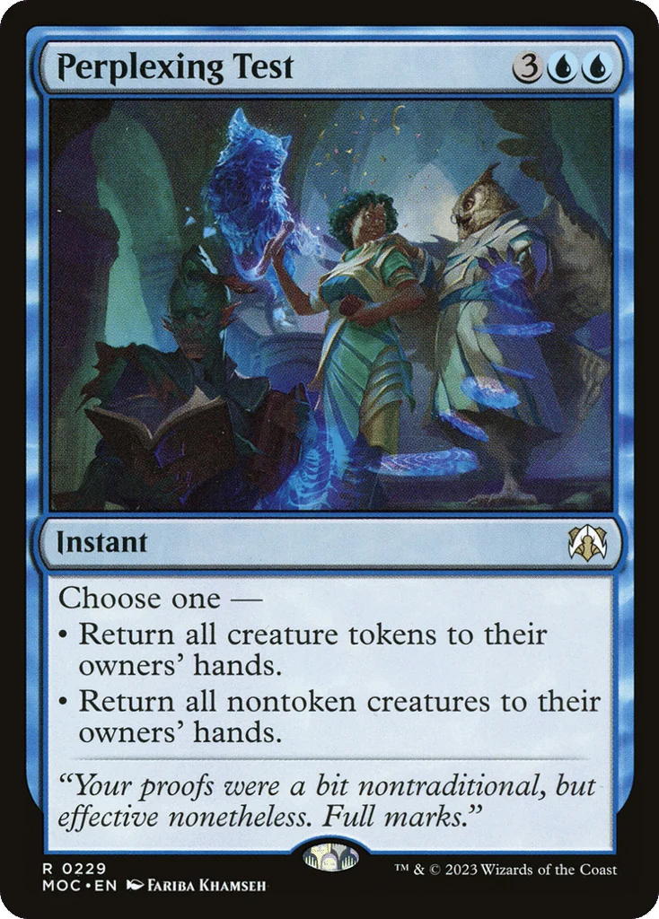 Perplexing Test · March of the Machine Commander