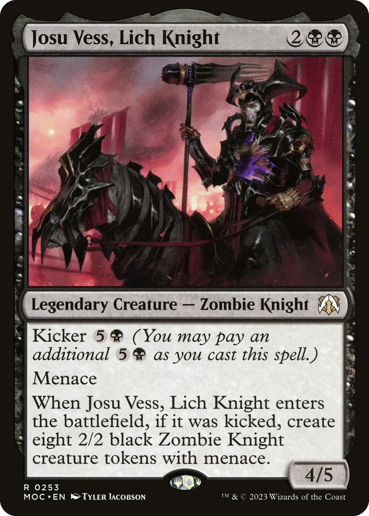 Josu Vess, Lich Knight · March of the Machine Commander