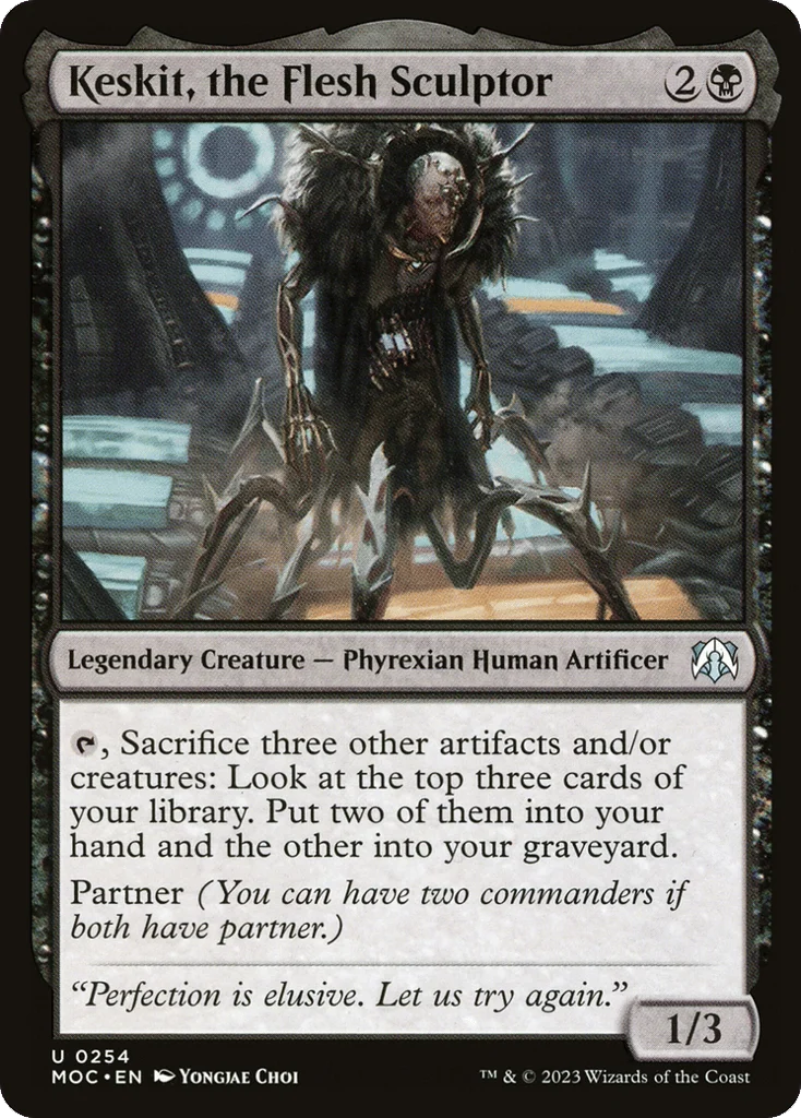 Keskit, the Flesh Sculptor · March of the Machine Commander