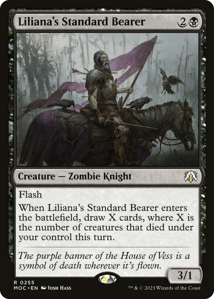 Liliana's Standard Bearer · March of the Machine Commander