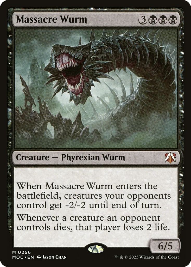 Massacre Wurm · March of the Machine Commander