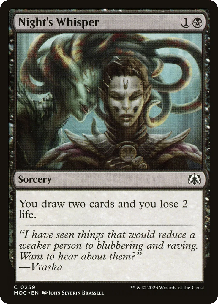 Night's Whisper · March of the Machine Commander