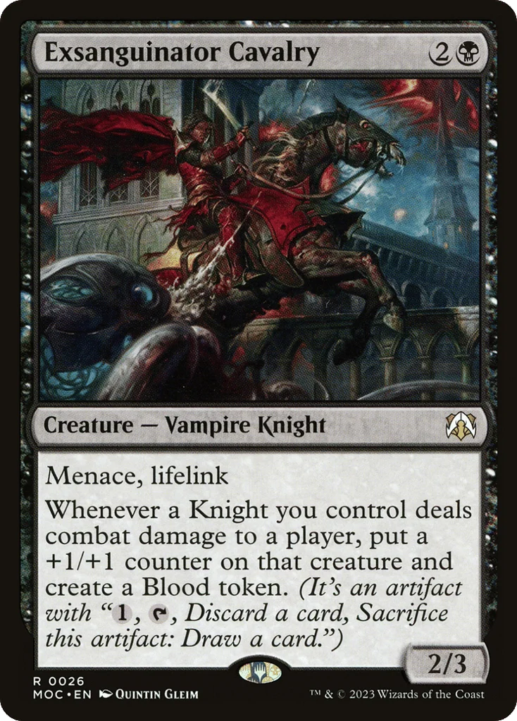 Exsanguinator Cavalry · March of the Machine Commander