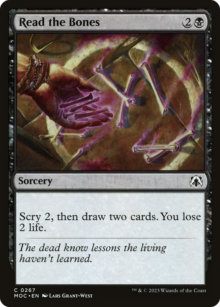 Read the Bones · March of the Machine Commander