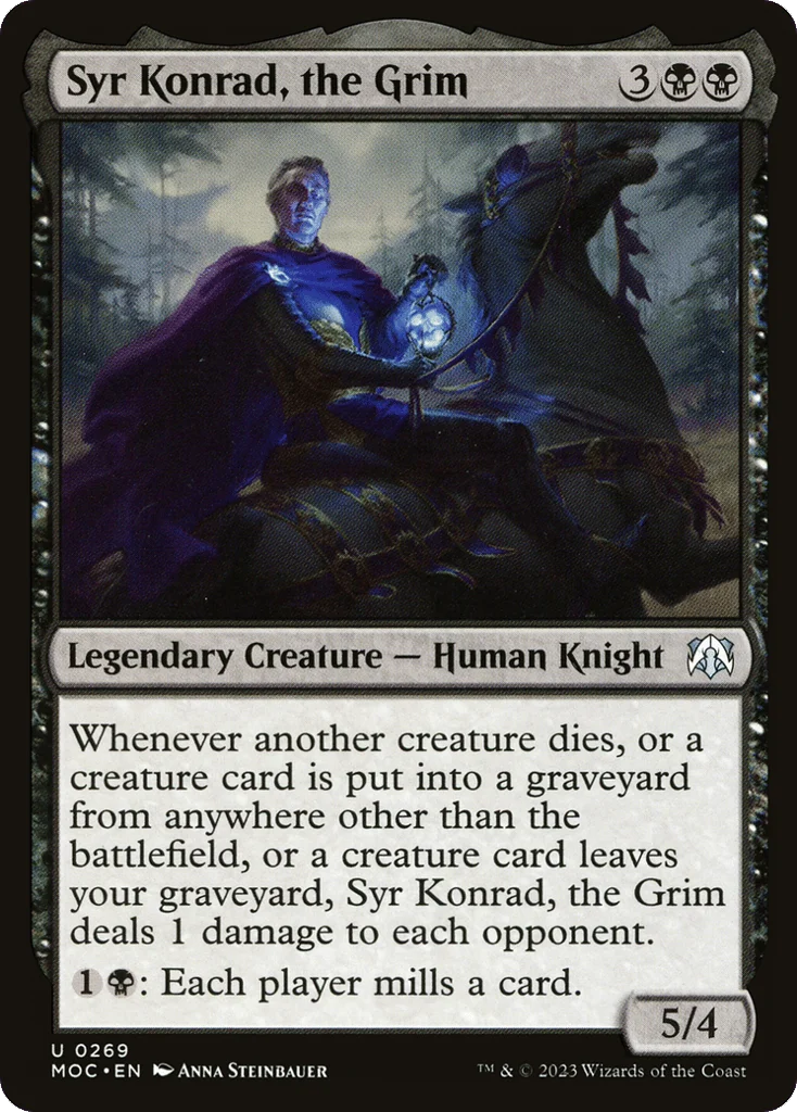 Syr Konrad, the Grim · March of the Machine Commander