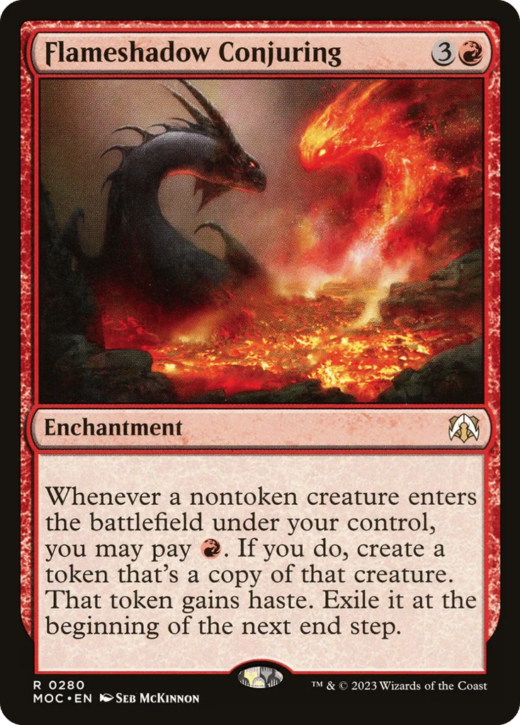 Flameshadow Conjuring · March of the Machine Commander