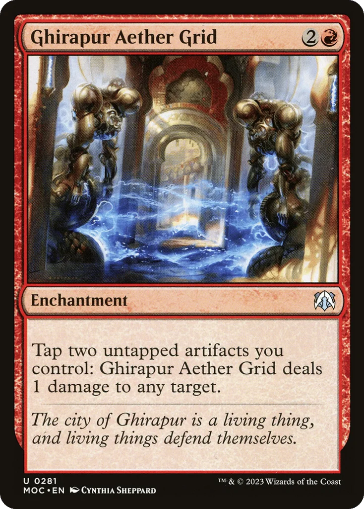 Ghirapur Aether Grid · March of the Machine Commander