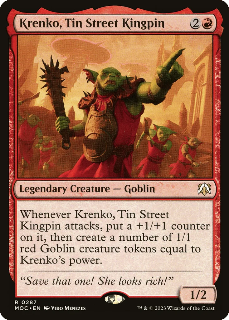 Krenko, Tin Street Kingpin · March of the Machine Commander