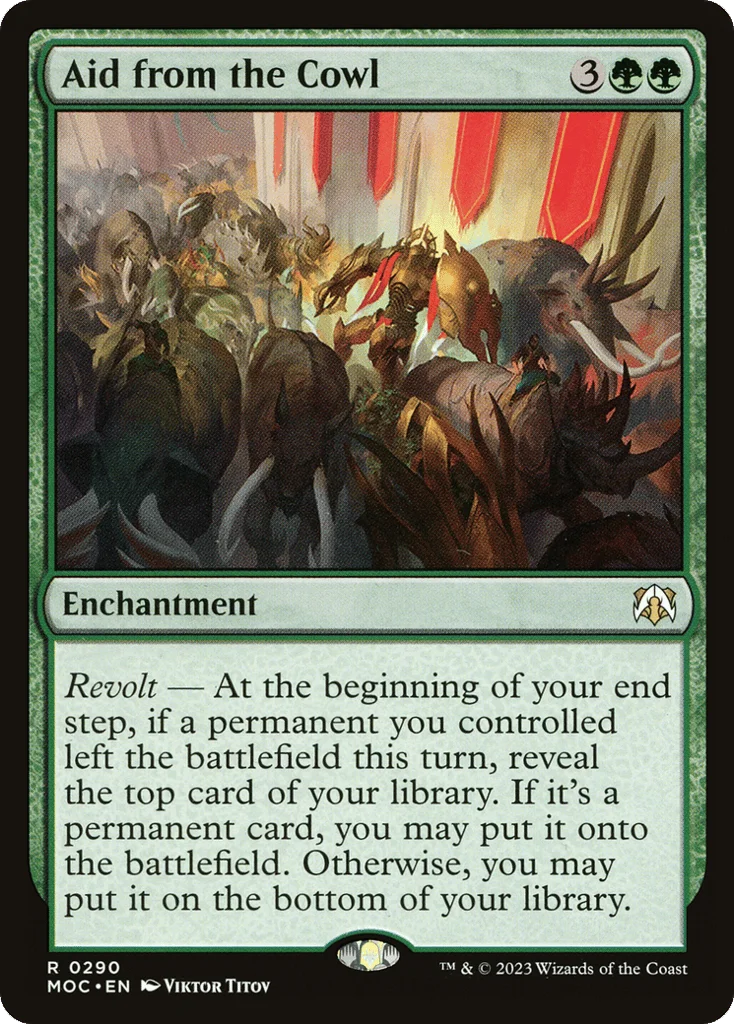 Aid from the Cowl · March of the Machine Commander