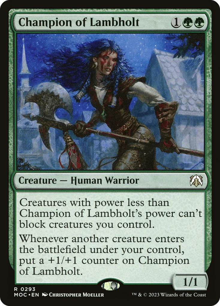 Champion of Lambholt · March of the Machine Commander