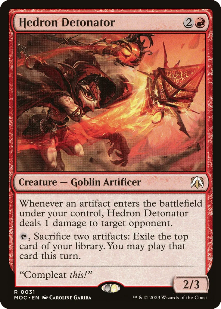 Hedron Detonator · March of the Machine Commander