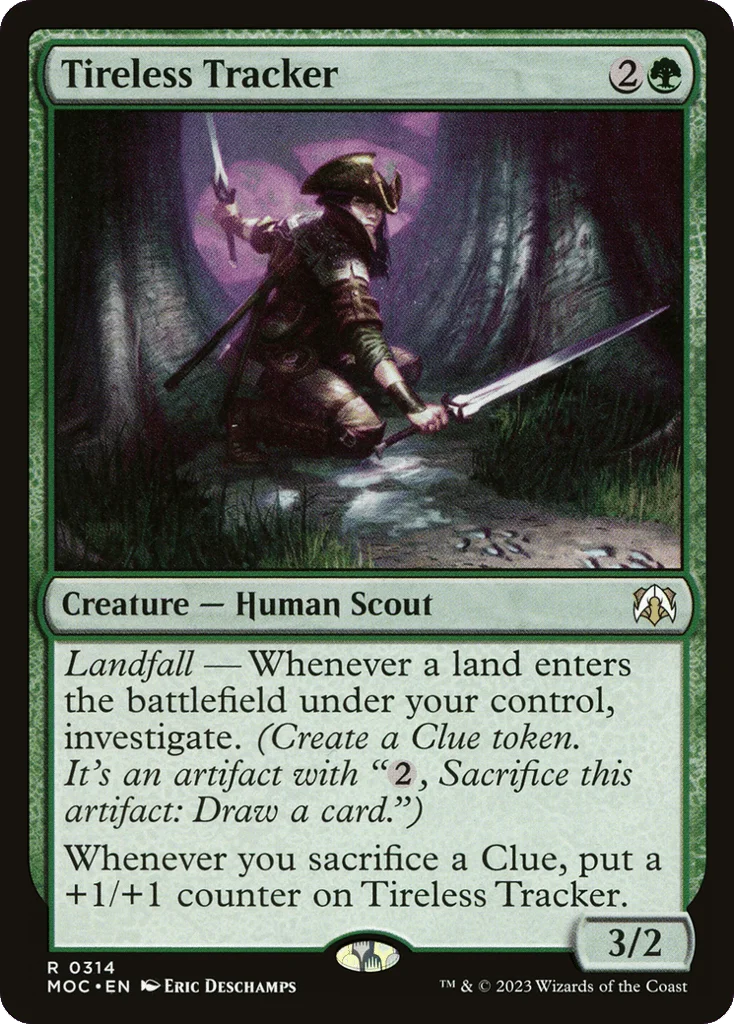 Tireless Tracker · March of the Machine Commander
