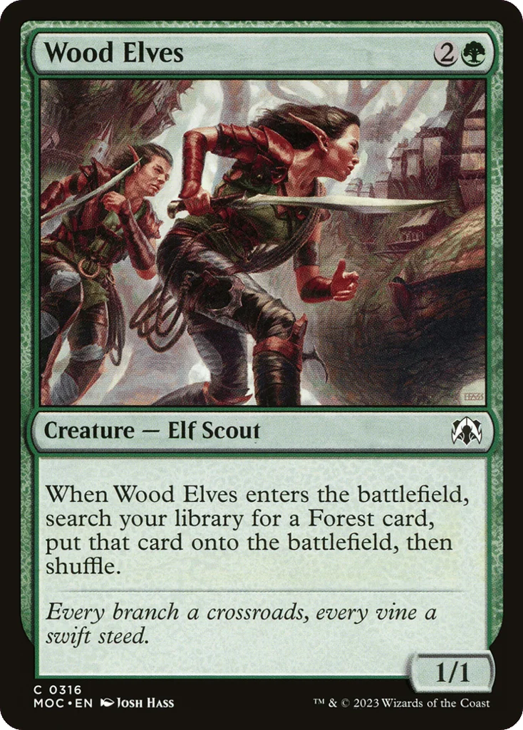 Wood Elves · March of the Machine Commander