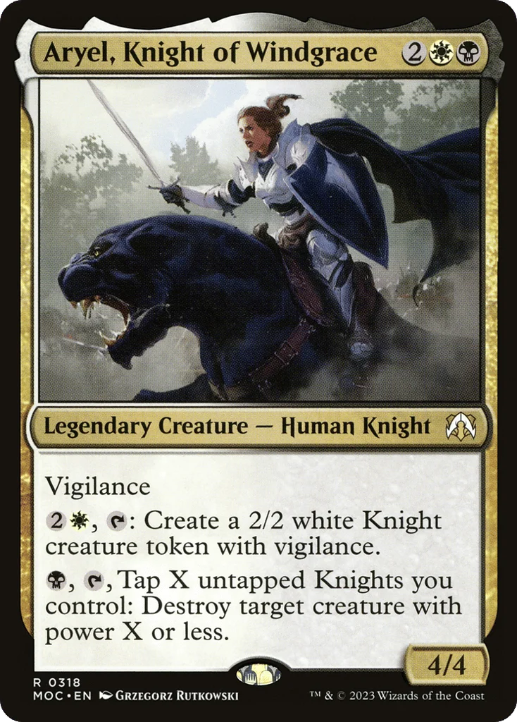 Aryel, Knight of Windgrace · March of the Machine Commander
