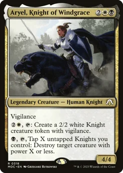 Aryel, Knight of Windgrace