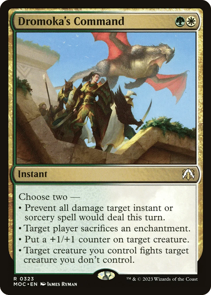 Dromoka's Command · March of the Machine Commander