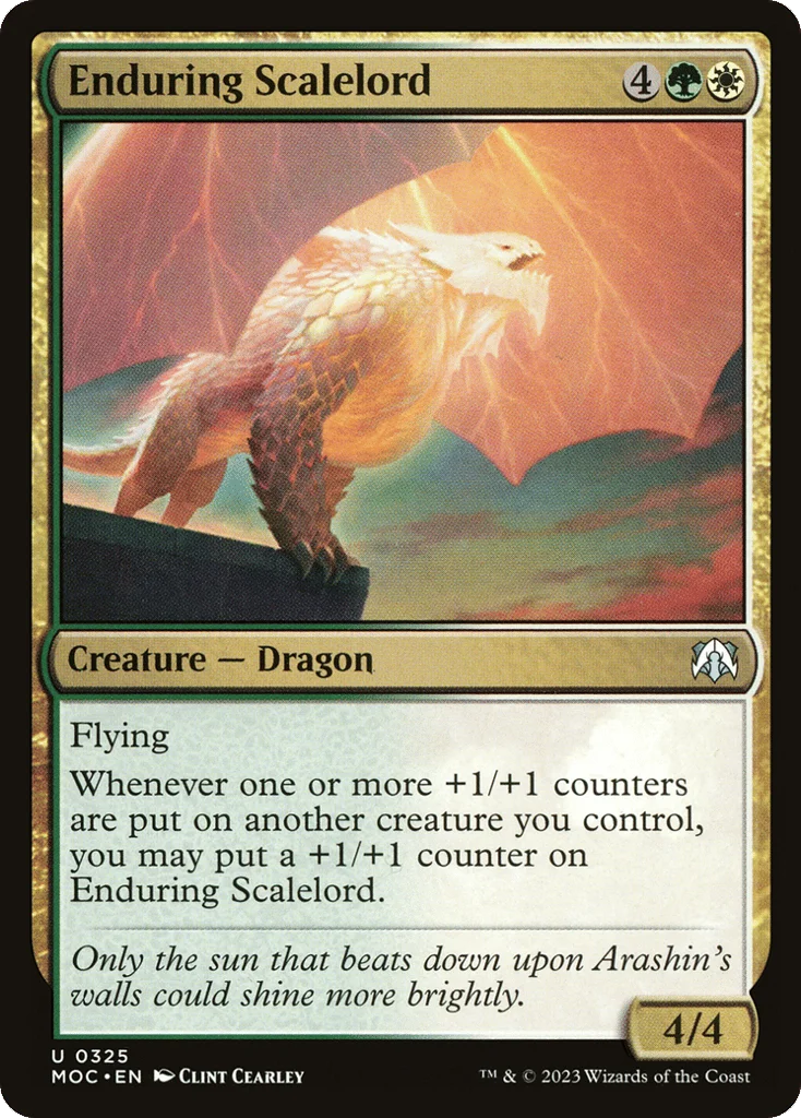 Enduring Scalelord · March of the Machine Commander
