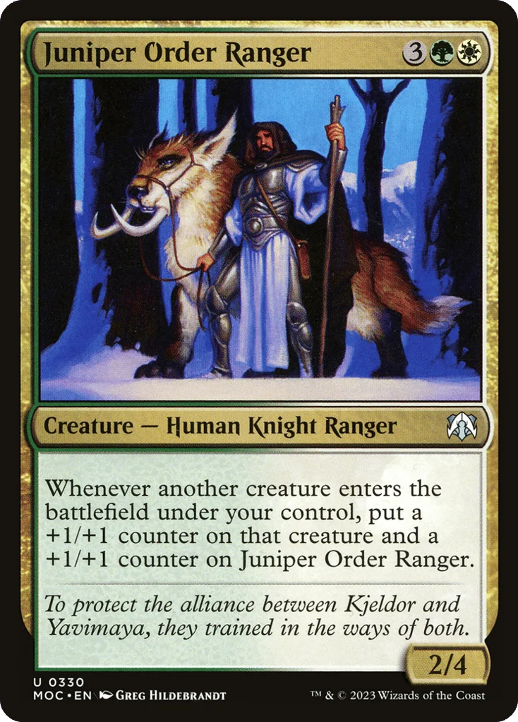 Juniper Order Ranger · March of the Machine Commander