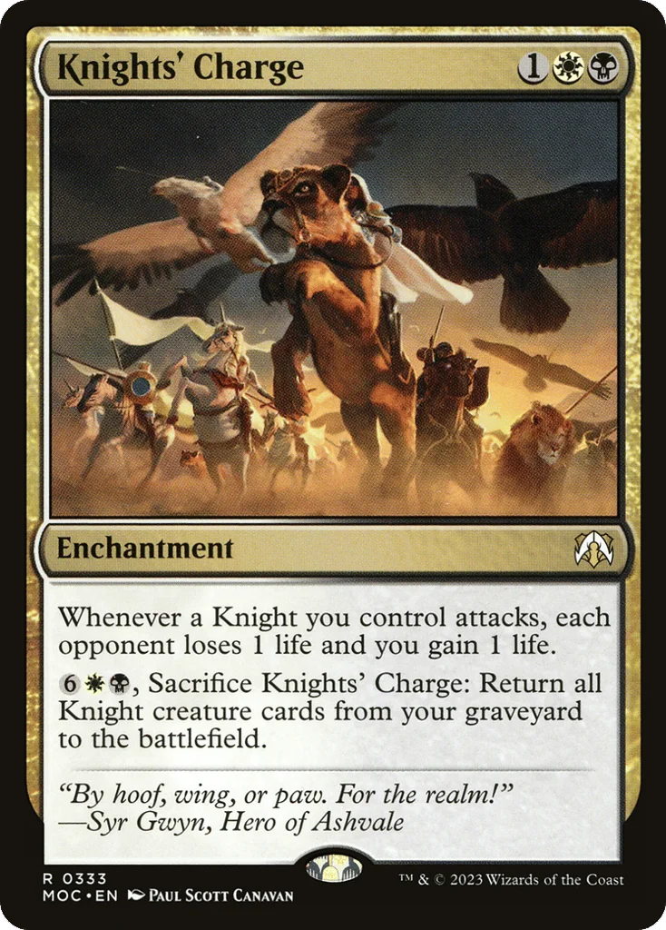 Knights' Charge · March of the Machine Commander
