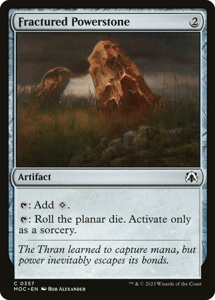Fractured Powerstone · March of the Machine Commander