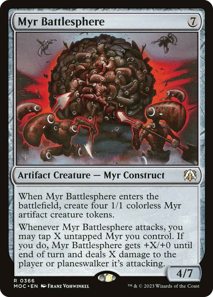 Myr Battlesphere · March of the Machine Commander