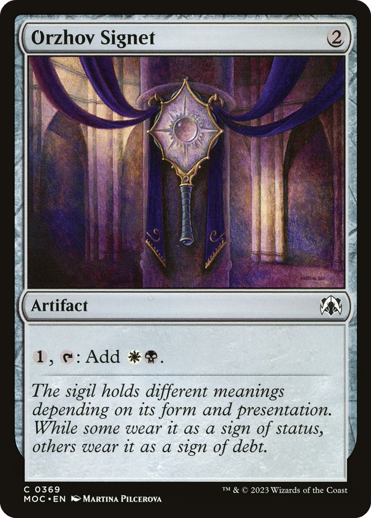 Orzhov Signet · March of the Machine Commander
