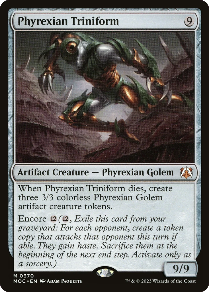 Phyrexian Triniform · March of the Machine Commander