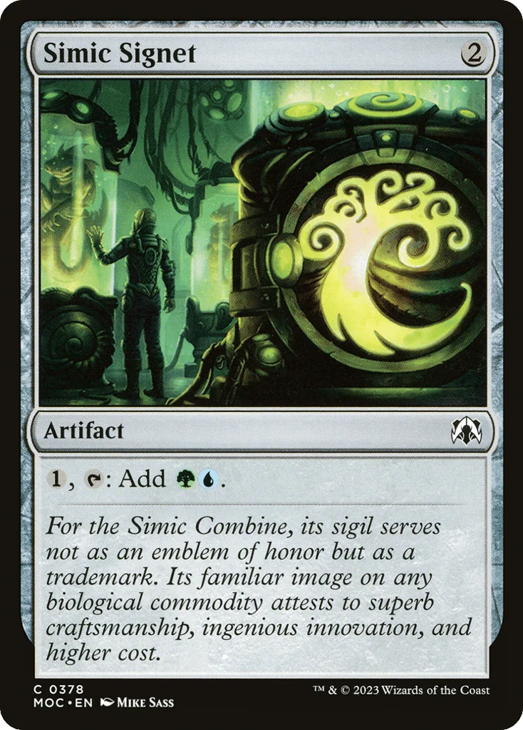 Simic Signet · March of the Machine Commander