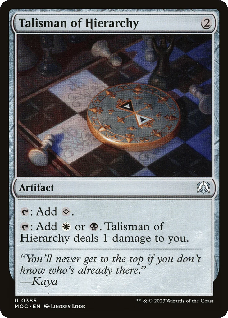 Talisman of Hierarchy · March of the Machine Commander