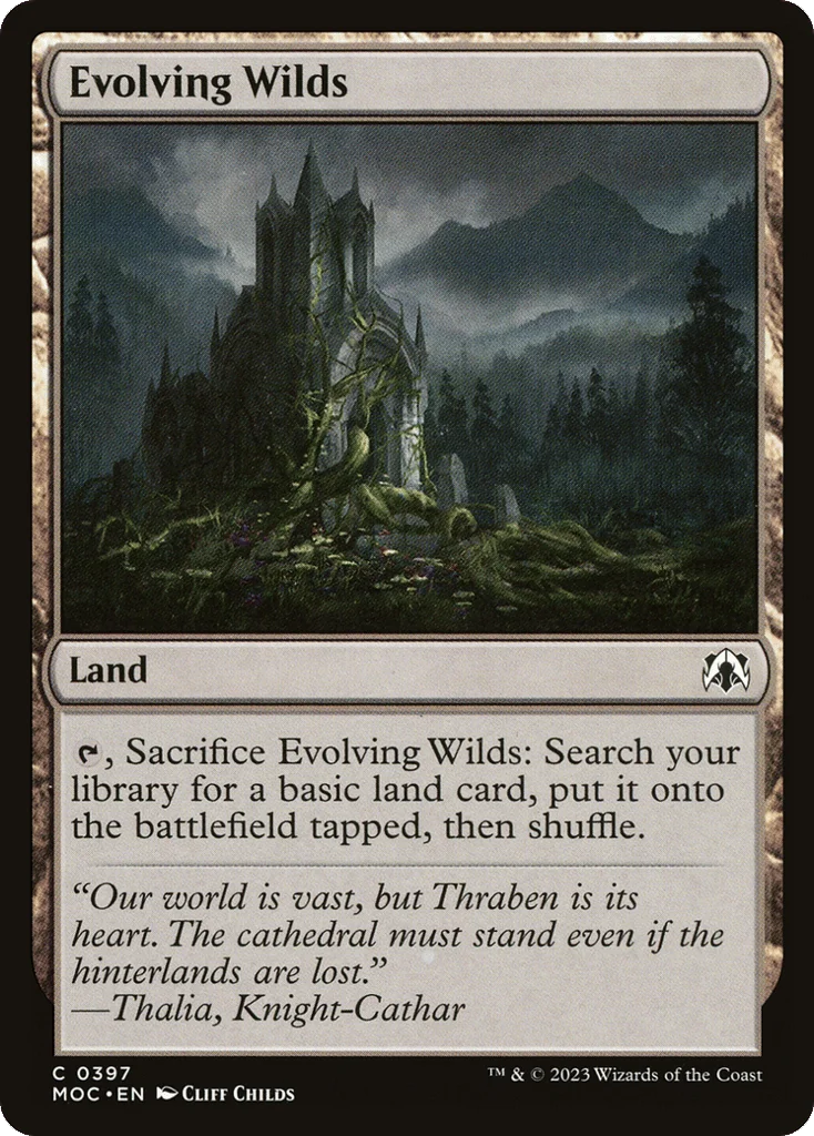 Evolving Wilds · March of the Machine Commander