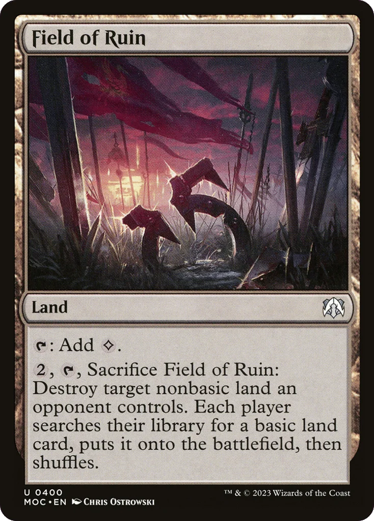 Field of Ruin · March of the Machine Commander