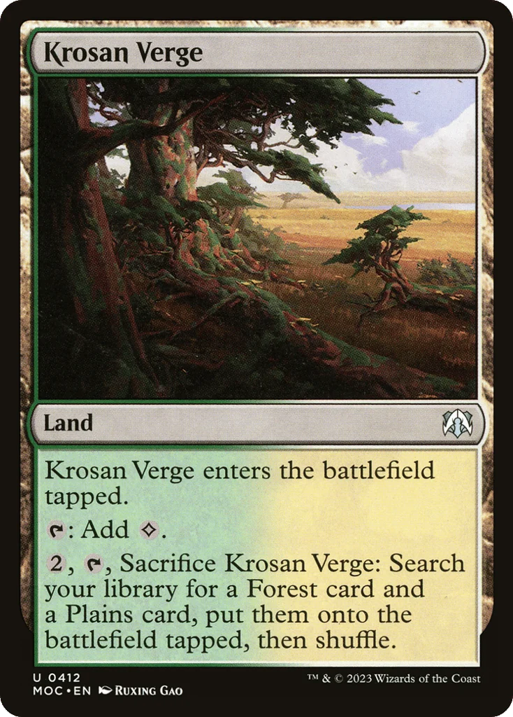 Krosan Verge · March of the Machine Commander