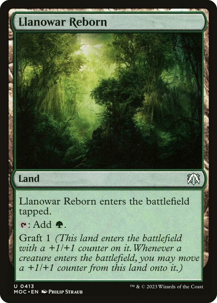 Llanowar Reborn · March of the Machine Commander