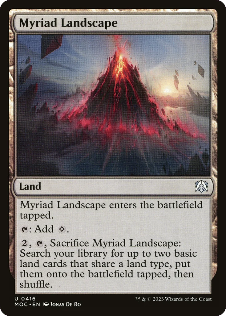 Myriad Landscape · March of the Machine Commander