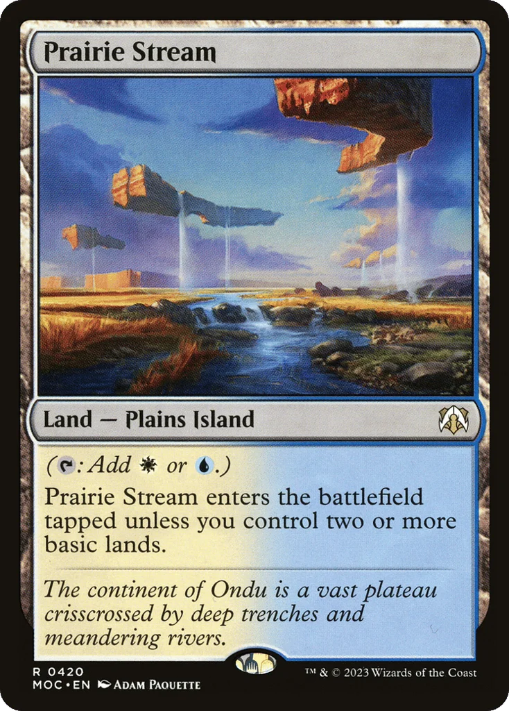 Prairie Stream · March of the Machine Commander