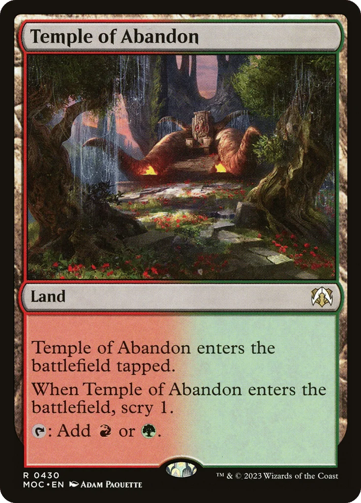 Temple of Abandon · March of the Machine Commander