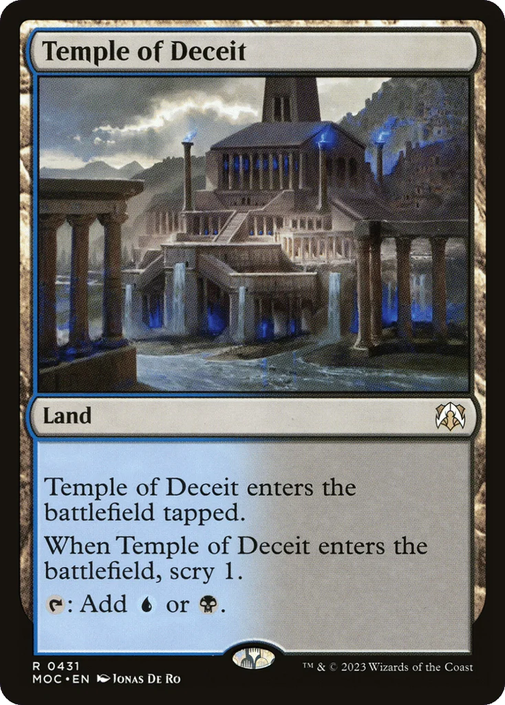 Temple of Deceit · March of the Machine Commander