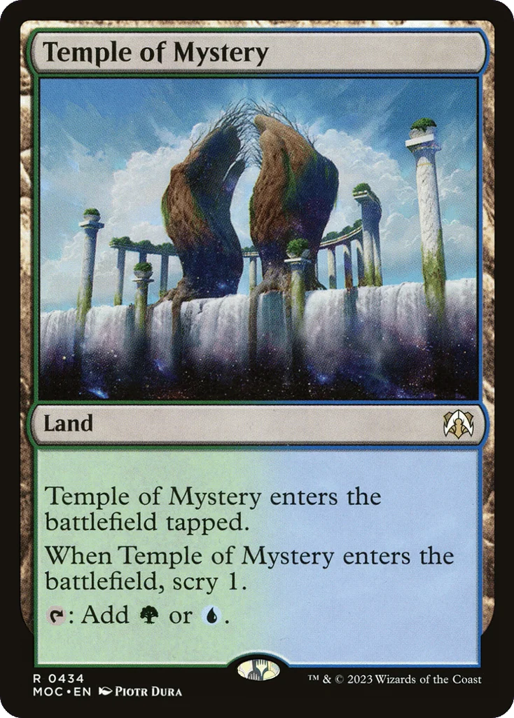Temple of Mystery · March of the Machine Commander