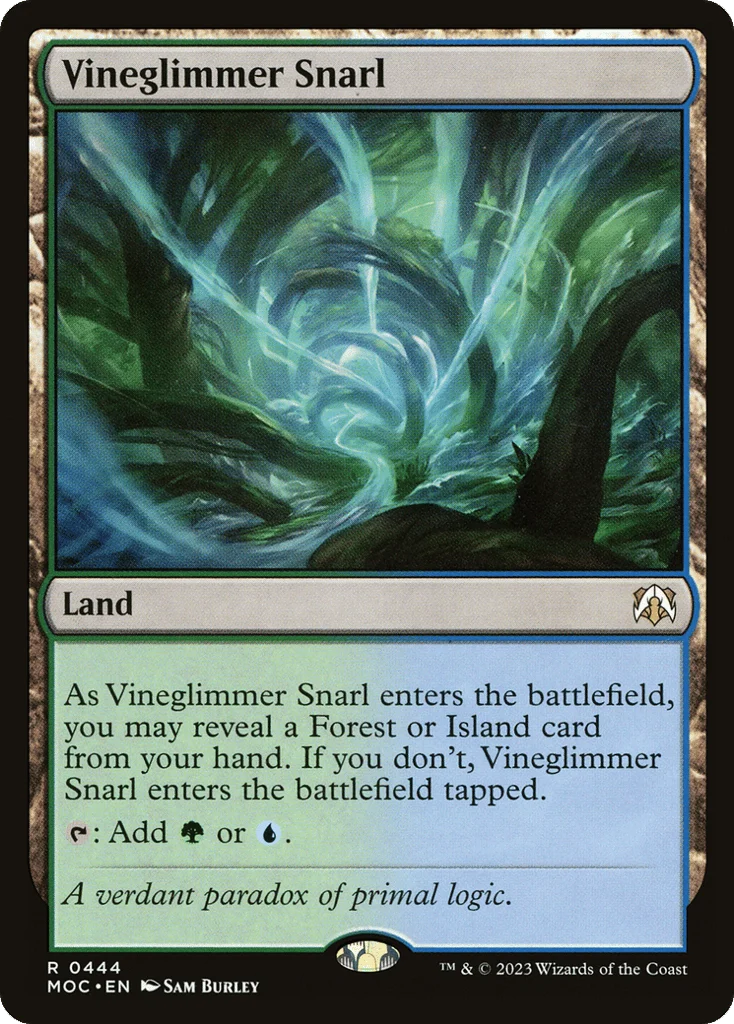 Vineglimmer Snarl · March of the Machine Commander