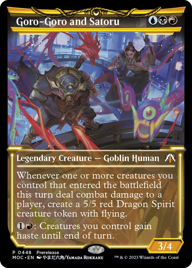 Goro-Goro and Satoru · March of the Machine Commander
