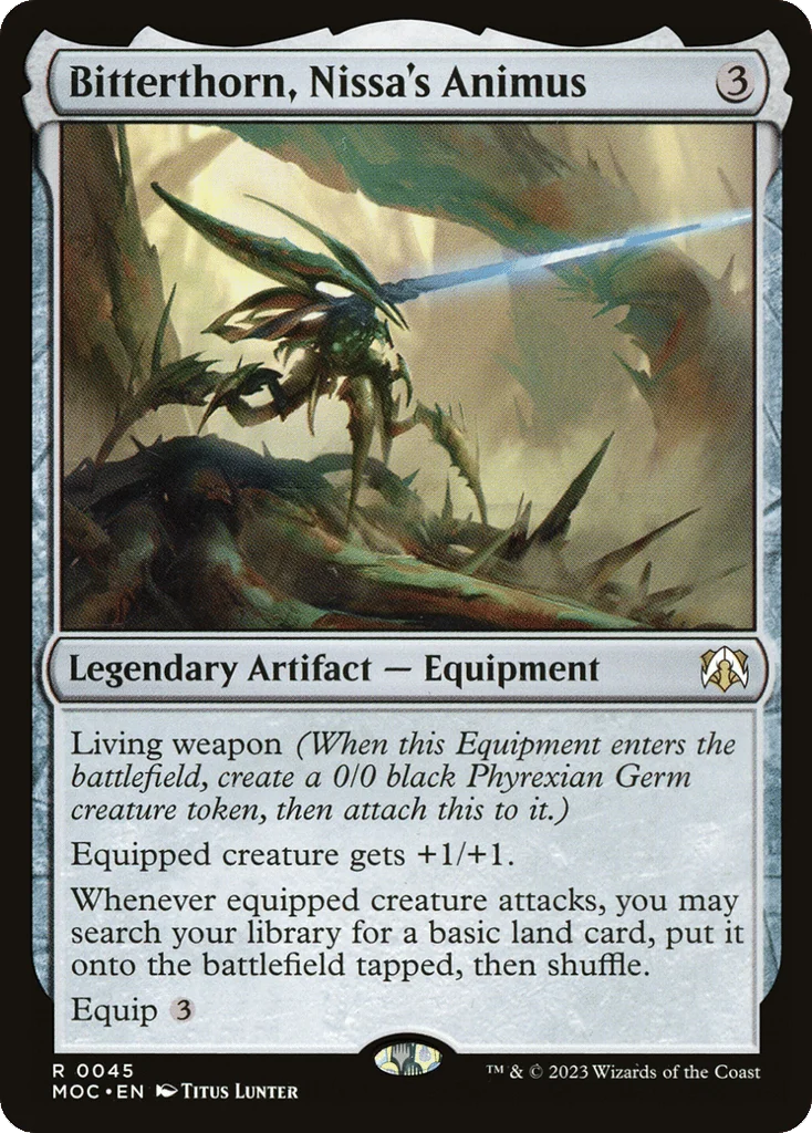 Bitterthorn, Nissa's Animus · March of the Machine Commander