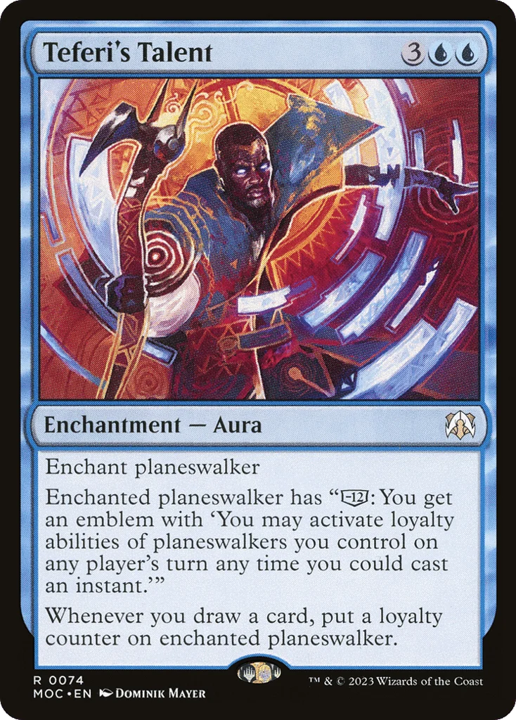 Teferi's Talent · March of the Machine Commander
