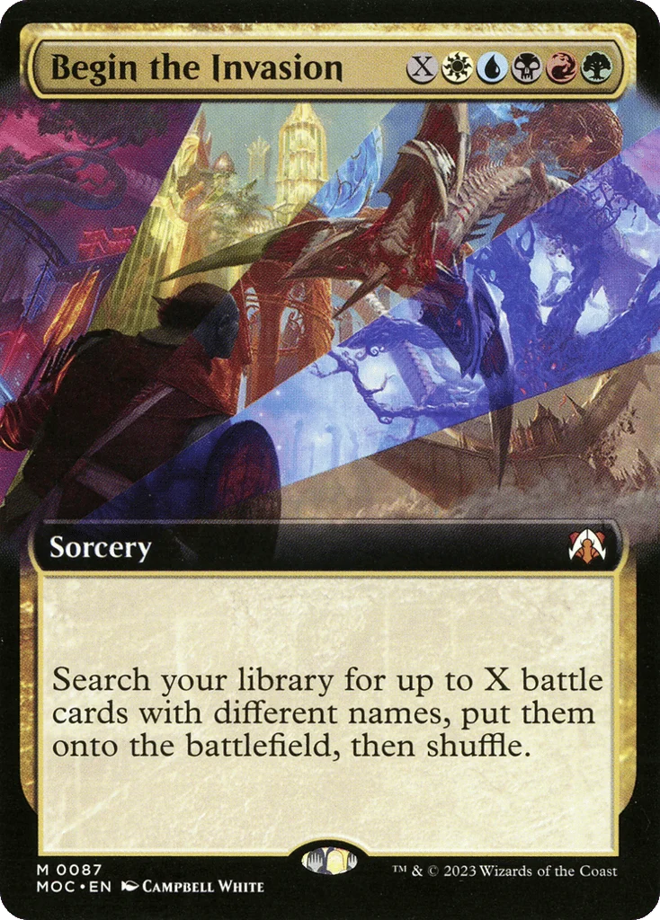 Begin the Invasion · March of the Machine Commander