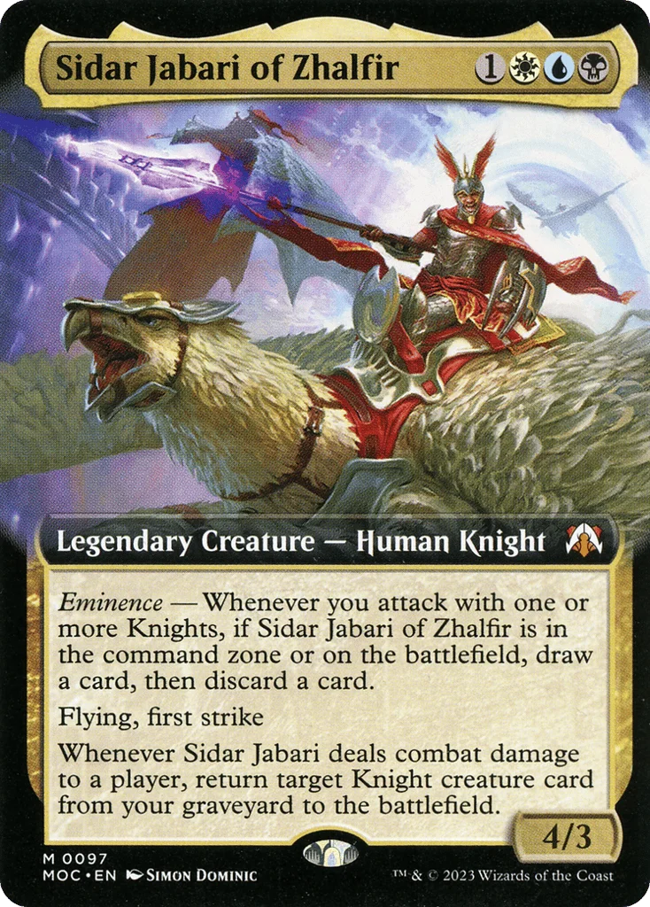Sidar Jabari of Zhalfir · March of the Machine Commander