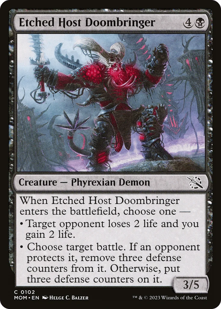 Etched Host Doombringer · March of the Machine