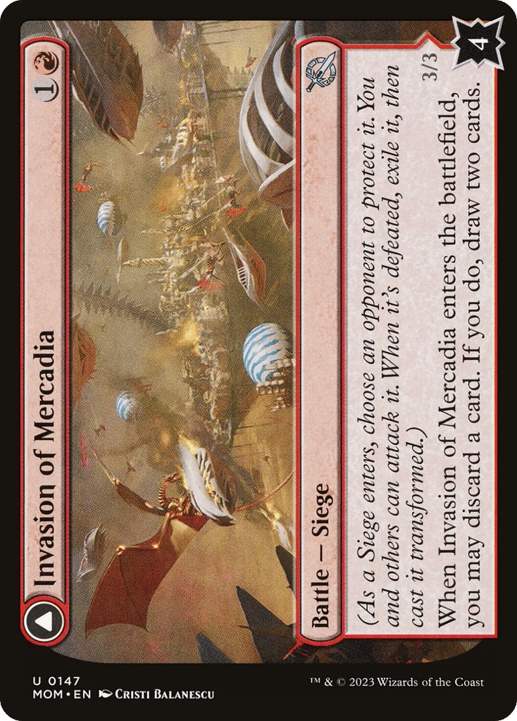 Invasion of Mercadia // Kyren Flamewright · March of the Machine