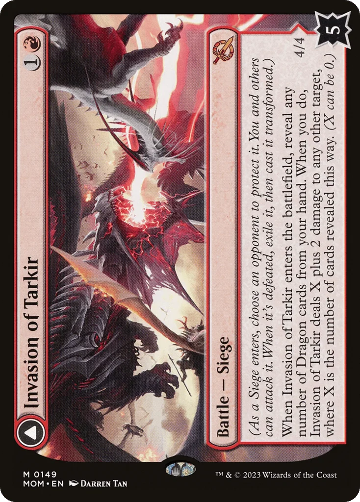 Invasion of Tarkir // Defiant Thundermaw · March of the Machine
