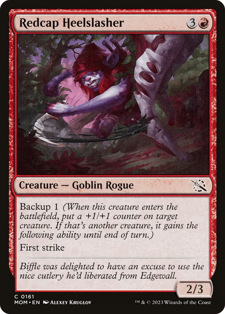 Redcap Heelslasher · March of the Machine