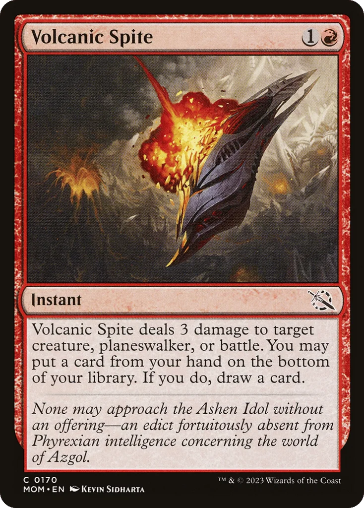Volcanic Spite · March of the Machine